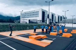 Unidad Móvil de Salud se instaló en el Hospital IESS del Sur para atender pacientes con covid-19