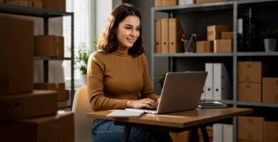Asesor financiero orienta a emprendedores sobre cómo acceder a crédito empresarial de forma informada.